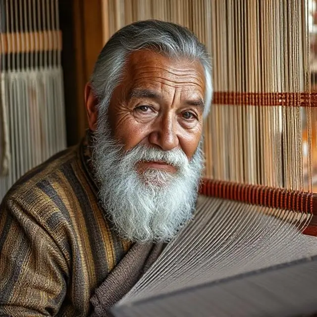 Portrait of a master weaver