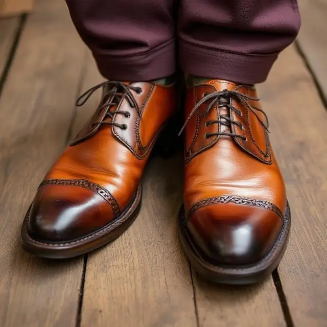 Handcrafted Goodyear-welted leather shoes