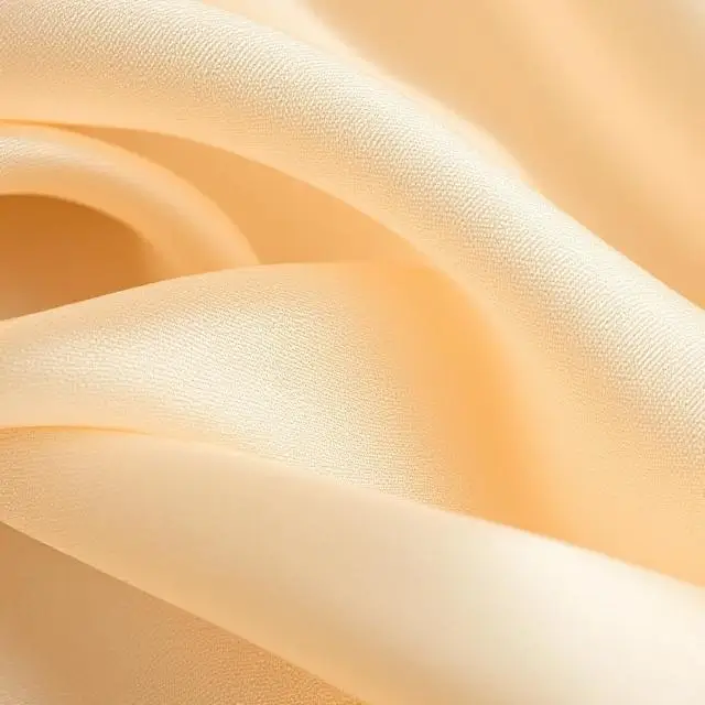 Close-up on the luxurious texture of Como silk