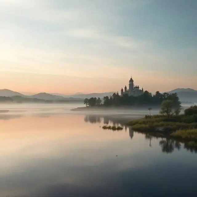 A serene landscape representing the timeless values of Kings&Jacks