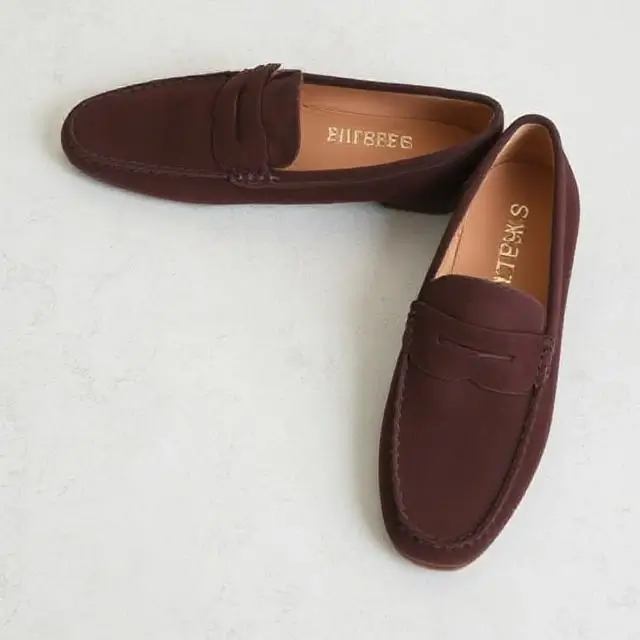 Suede Penny Loafers