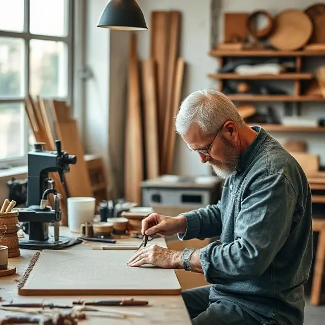 Modern artisan at work