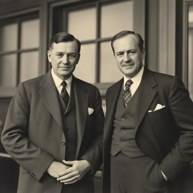 Founders Arthur King and Thomas Jackson, circa 1925