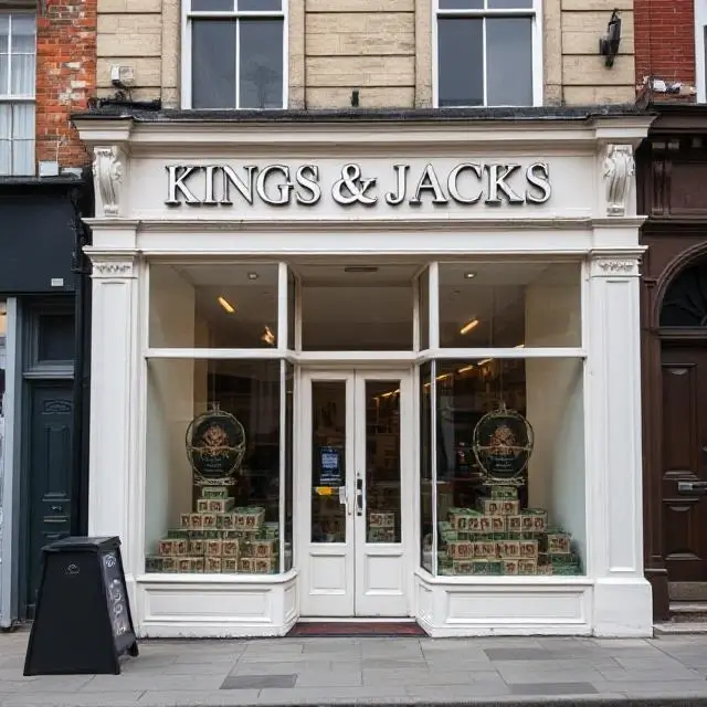 The original Kings&Jacks storefront on a London street